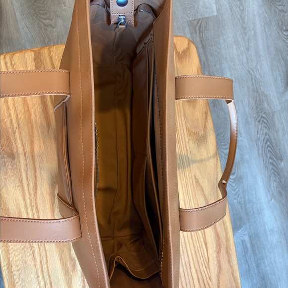 NWOT Monos Metro Tote, Saddle Tan - Picture 10 of 12